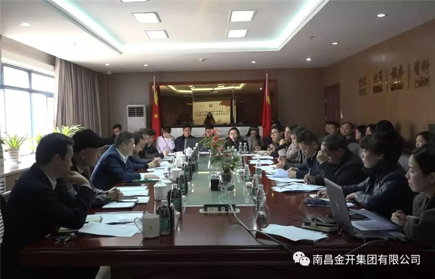 金開集團黨委召開2017年度基層黨建工作述職評議會議