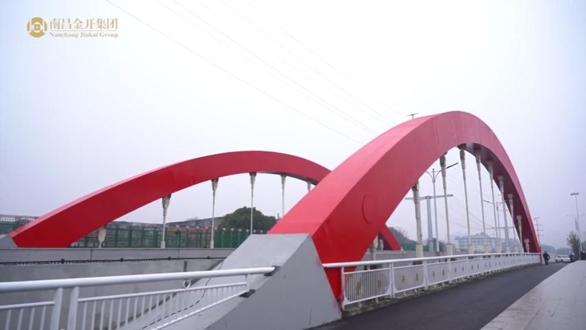 雙港鐵路橋北幅建成通車